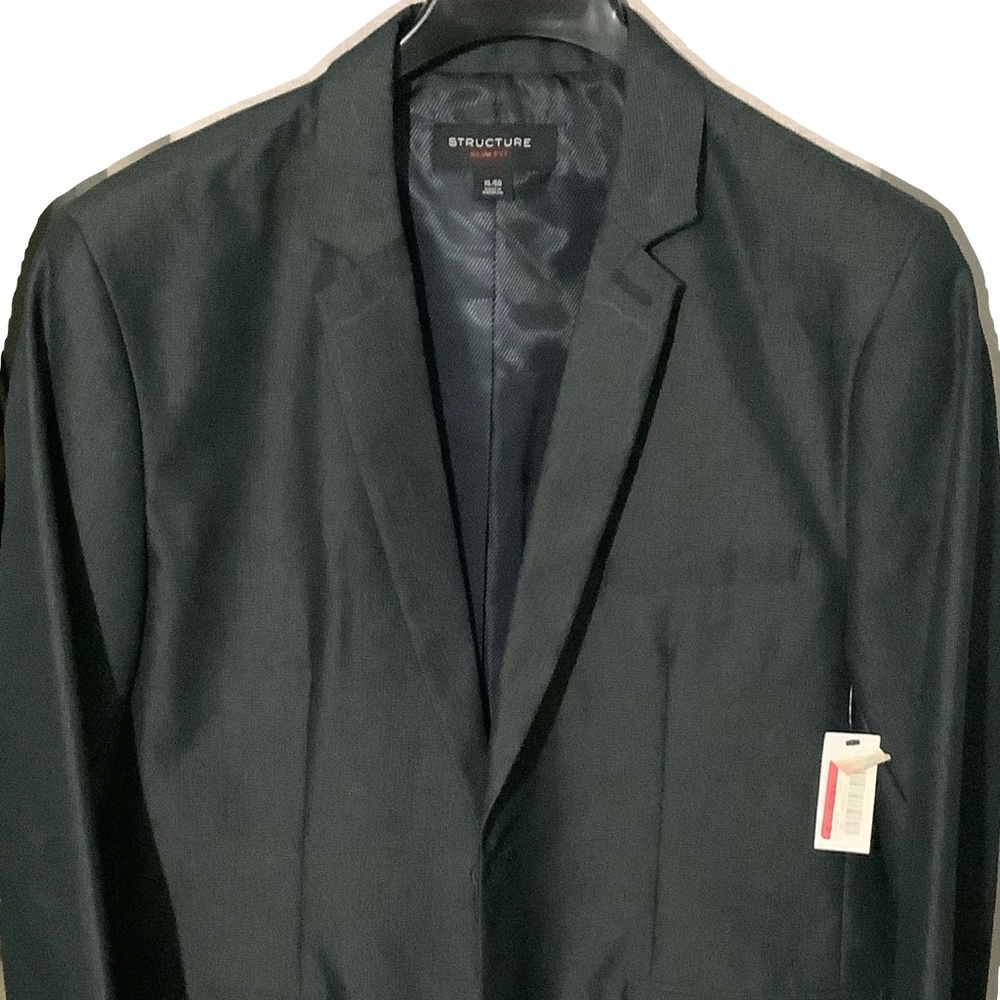 [NEW] STRUCTURE Men's Textured Slim Fit Blazer XL
